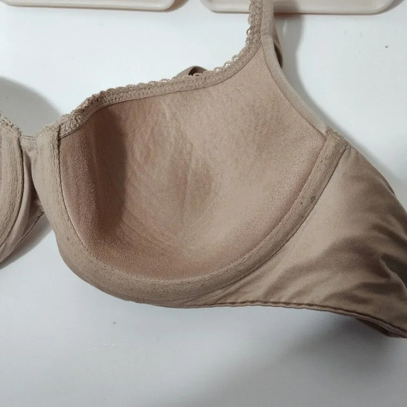 Victorias Secret Body by Victoria Lined Demi Bra Women Size 34D Tan Light Padded - Picture 4 of 9